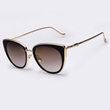 Metal Frame Cat Eye Sunglasses