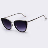 Metal Frame Cat Eye Sunglasses