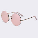Rimless Round Sunglasses