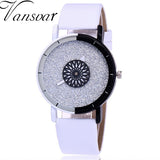 Leather Quartz Casual Watch