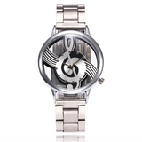 Music Note Stainless Steel Watch