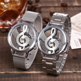 Music Note Stainless Steel Watch