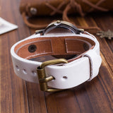 Vintage Cow Leather Bracelet Watch