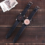 Leather Strap Quartz Casual Watch