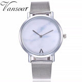 Marble Quartz Casual Watch