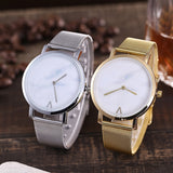 Marble Quartz Casual Watch