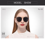 Vintage Retro Metal Flat Top Sunglasses