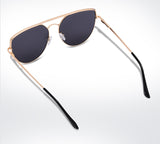 Vintage Retro Metal Flat Top Sunglasses