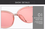 Polarized Unique Frame Cat Eye Sunglasses