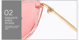 Polarized Unique Frame Cat Eye Sunglasses