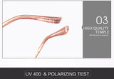 Polarized Unique Frame Cat Eye Sunglasses