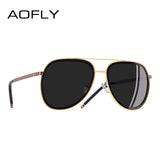 Polarized Unisex Pilot Sunglasses