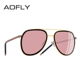Polarized Unisex Pilot Sunglasses