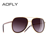 Polarized Unisex Pilot Sunglasses
