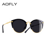 Polarized Retro Cat Eye Sunglasses