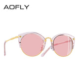 Polarized Retro Cat Eye Sunglasses