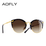 Polarized Retro Cat Eye Sunglasses