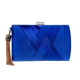 Metal Tassel Classical Style Clutch Bag