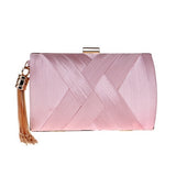 Metal Tassel Classical Style Clutch Bag