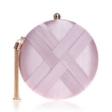 Metal Tassel Classical Style Clutch Bag