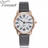 Leather Strap Quartz Casual Watch