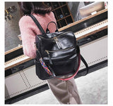 Multifunction Leather Backpack