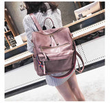 Multifunction Leather Backpack
