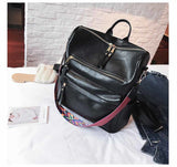 Multifunction Leather Backpack