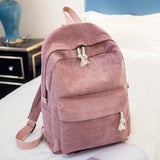 Corduroy Design Soft Backpack