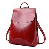 PU Leather Normal Design Backpack