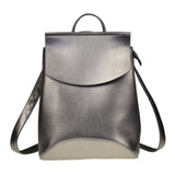 PU Leather Normal Design Backpack