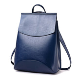 PU Leather Normal Design Backpack