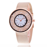 Stainless Steel Silver Band Quartz Watch