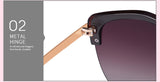 UV400 Retro Style Cat Eye Sunglasses