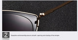 Metal Frame Cat Eye Sunglasses