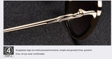 Metal Frame Cat Eye Sunglasses