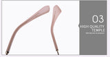 Half Frame Mirror Lens Cat Eye Sunglasses