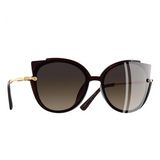 Polarized Unique Frame Cat Eye Sunglasses