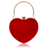 Heart Shaped Clutches Evening Bag