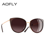 Polarized Vintage Style Cat Eye Sunglasses