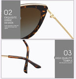 Polarized Vintage Style Cat Eye Sunglasses