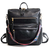 Multifunction Leather Backpack
