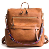 Multifunction Leather Backpack