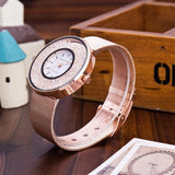 Stainless Steel Silver Band Quartz Watch