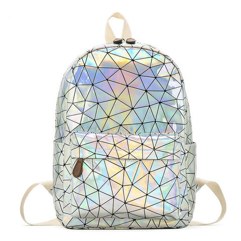 Hologram Leather Backpack