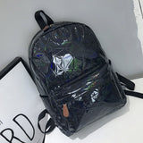 Hologram Leather Backpack