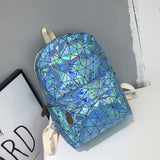 Hologram Leather Backpack