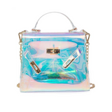 PVC Transparent Laser Shoulder Bag