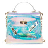 PVC Transparent Laser Shoulder Bag