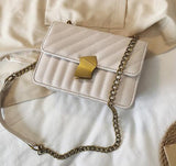 Chain Strap Flap Shoulder Bag